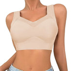 Sexy One-Piece Bra Women No Steel Ring Breathable Large Size Underwear Gather Push up Simple Lingerie Seamless Bralette 2023 New